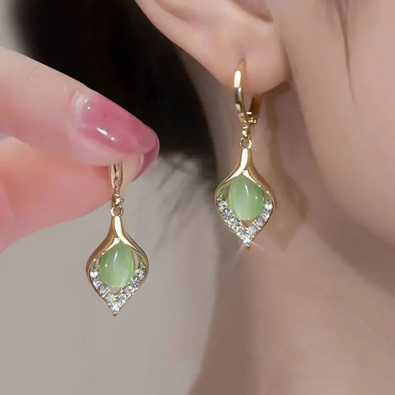 Elegant Zircon Earrings
