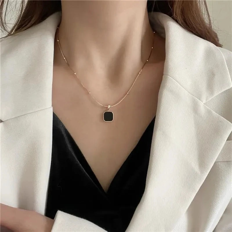 Stainless Steel Necklaces Exquisite Minimalist