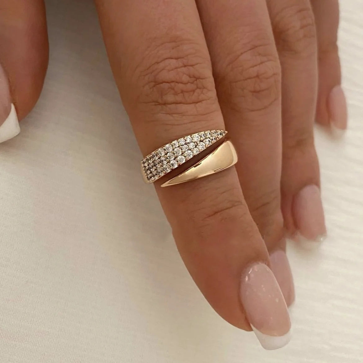 Elegant 18 K Gold Plated Rings