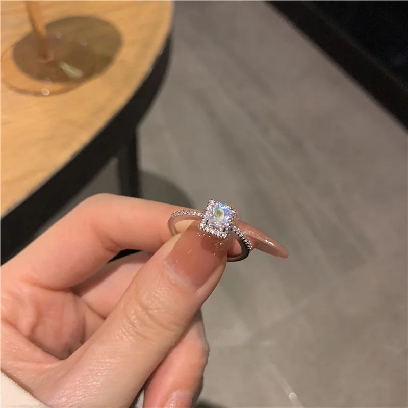 Classic Moissanite Chic Ring