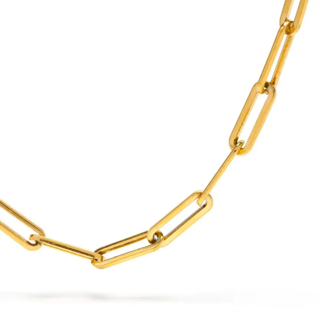 Chic Elegance Paperclip Link Chain Necklace