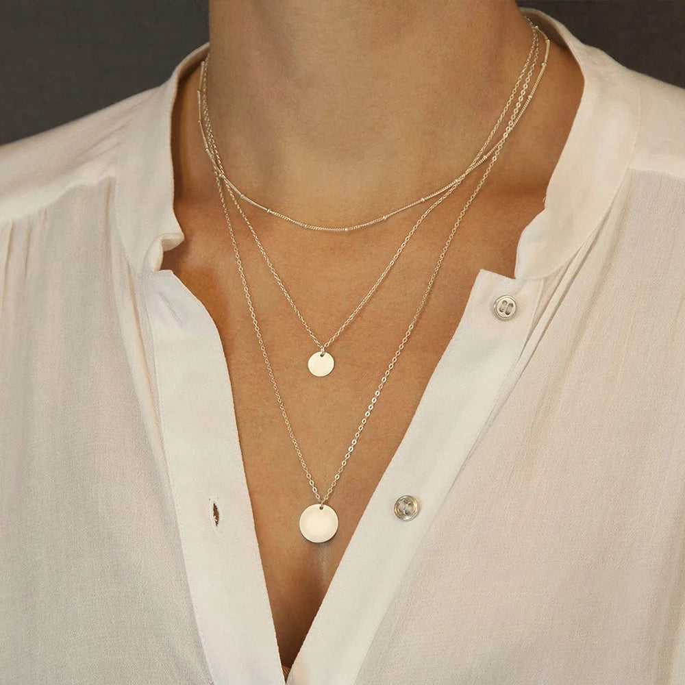 Emanco 3pcs Separated Layered Necklace Set