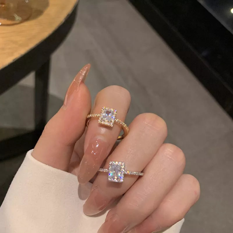 Classic Moissanite Chic Ring