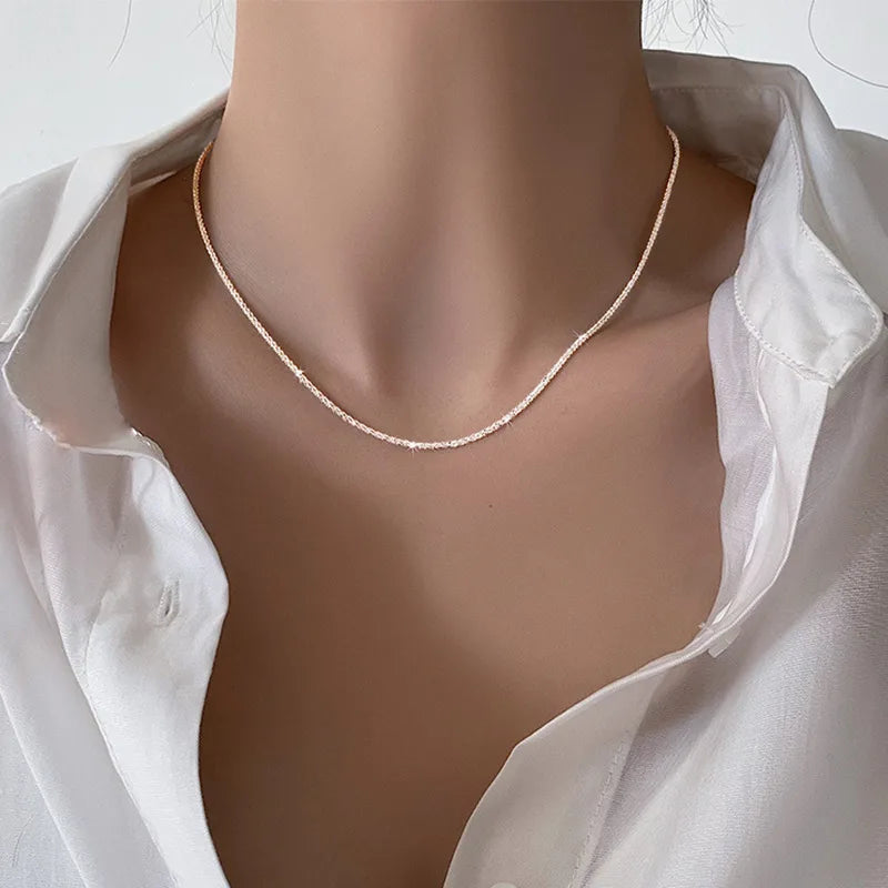 Sparkling Chain Necklace