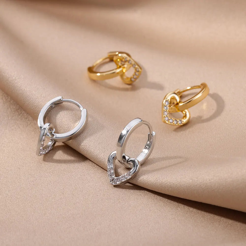 Elegant Heart Earrings