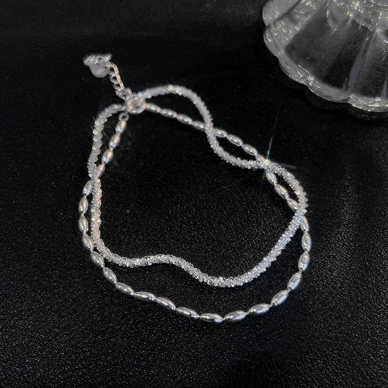 Chic Elegance Adjustable Gypsophila Bracelet