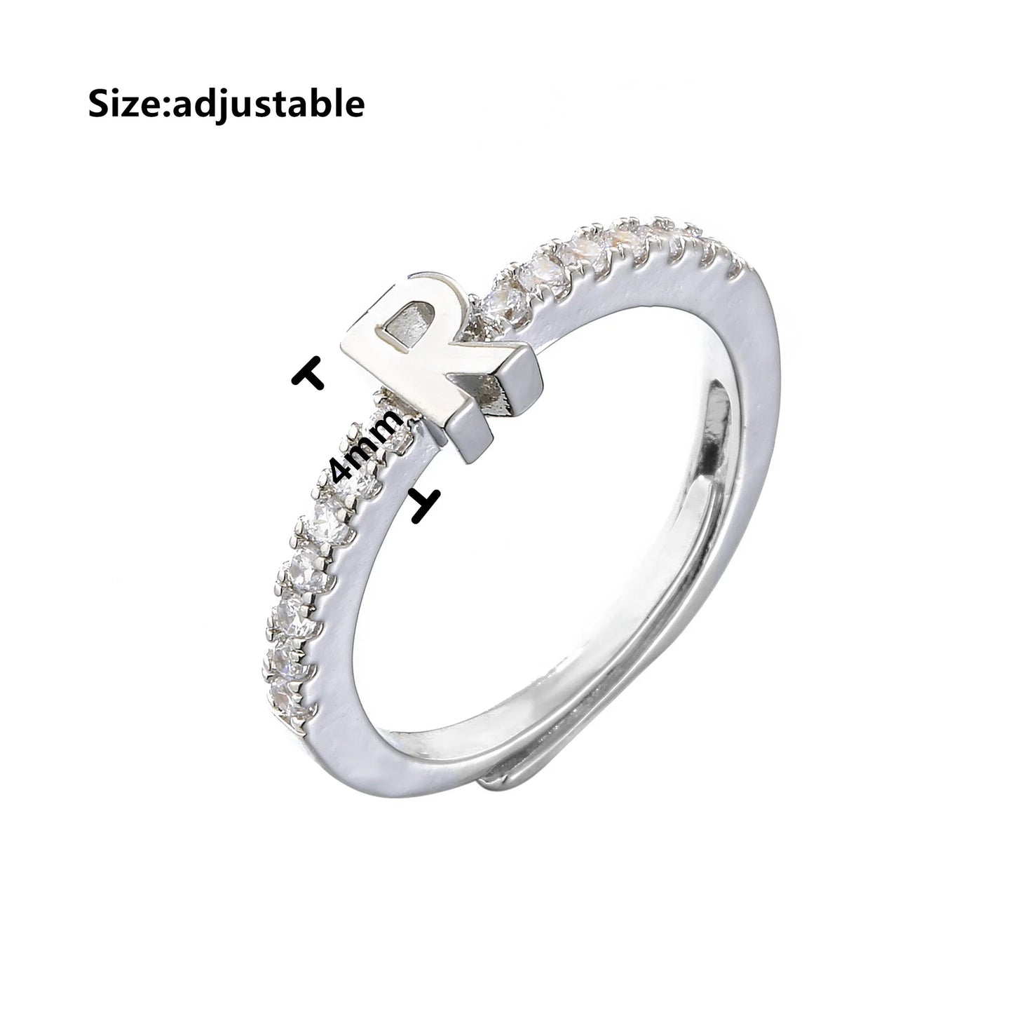 Initials Letter Rings