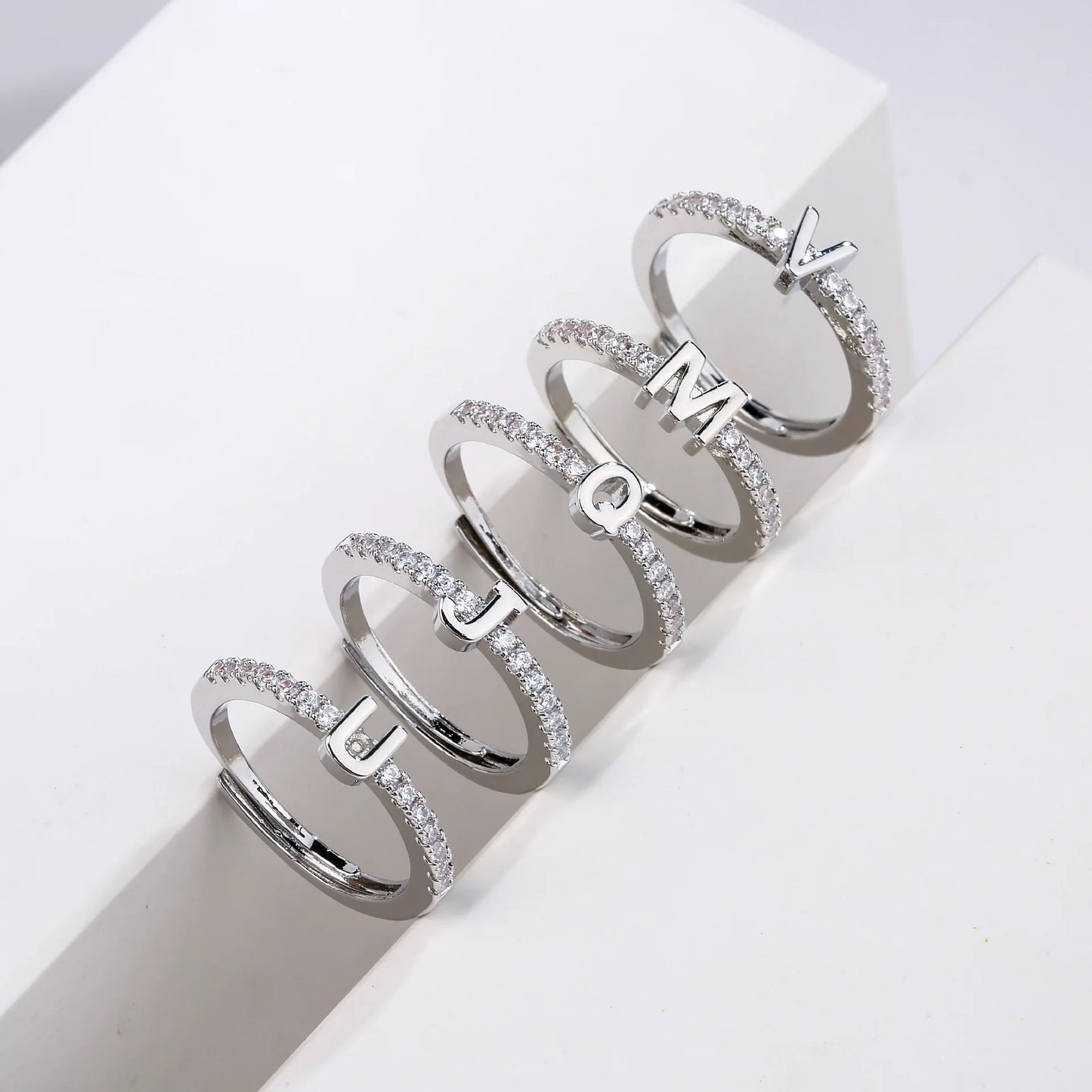 Initials Letter Rings