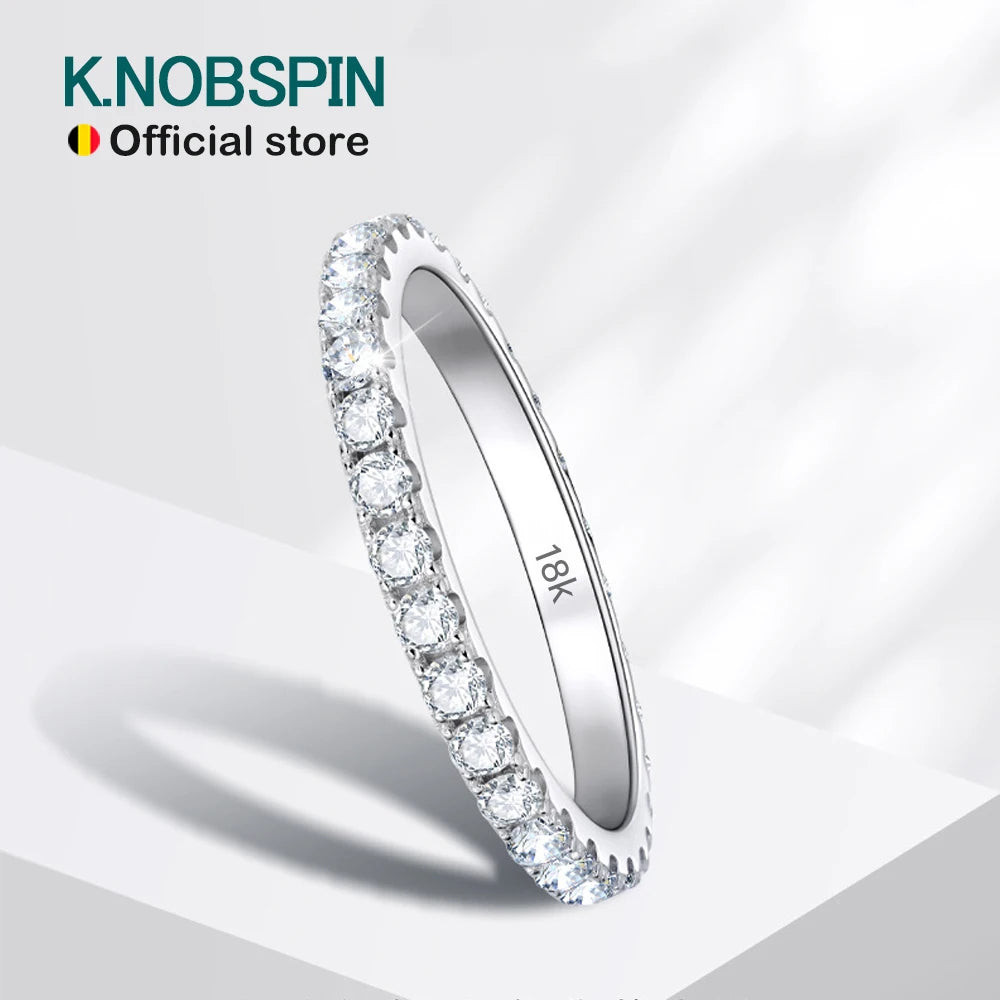 Chic Moissanite Eternity Ring