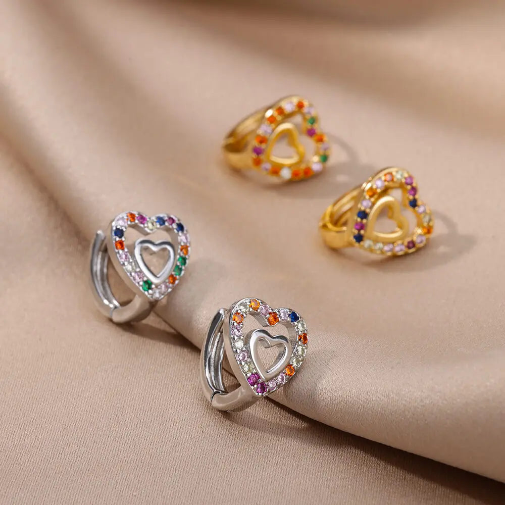 Elegant Heart Earrings